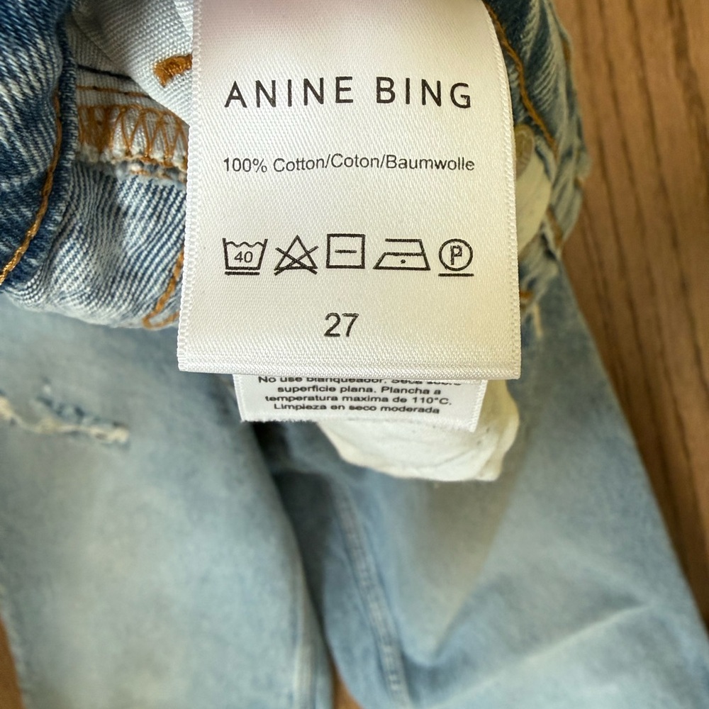 Anine Bing Classic Blue Denim - Picture 3 of 4
